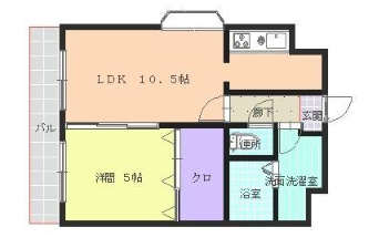 【間取り】 | パークサイド暁