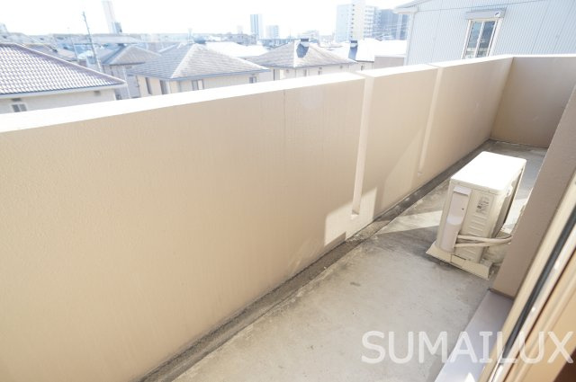 熊本市中央区八王寺町の賃貸マンションのバルコニー