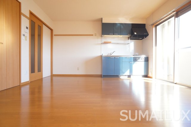 熊本市中央区八王寺町の賃貸マンションの居間・リビング