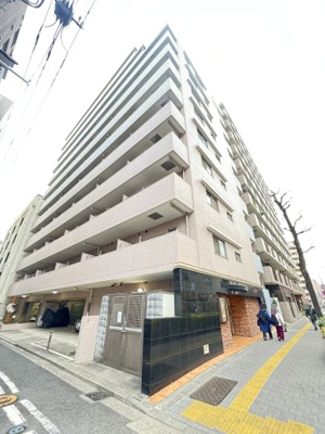 【外観】 | 【売主直売】フェリズ横浜関内 | 総戸数56戸、平成17年5月築、管理人は巡回勤務につき管理体制良好です♪