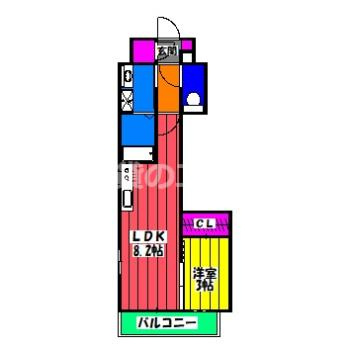 【間取り】 | ラフレシーサ博多駅南Ⅵ | ラフレシーサ博多駅南Ⅵの間取り