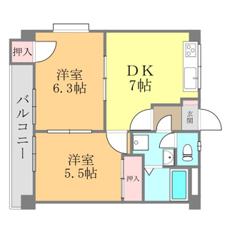 【間取り】 | グランアソシアI