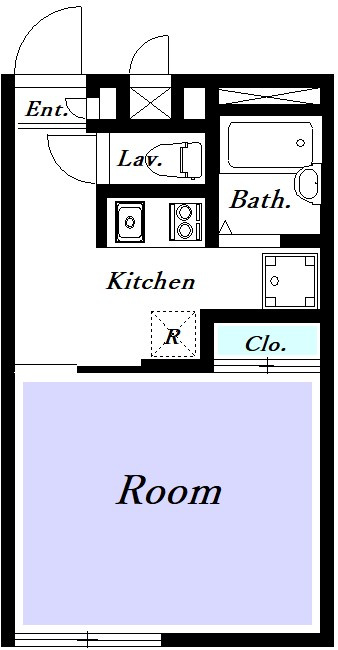 レオパレスフローラの間取り
