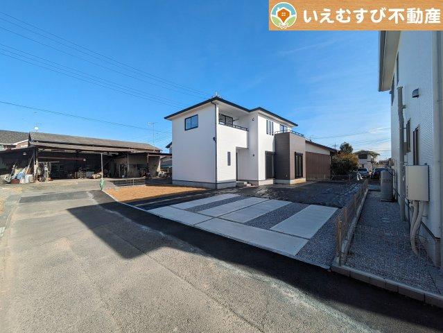 上里町神保原町1期の前面道路含む現地写真|前面道路含む現地写真です
