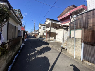 【前面道路含む現地写真】 | 日高市高萩東3丁目　建築条件なし売地　JR川越線『武蔵高萩駅』徒歩22分　【高萩北小学区】