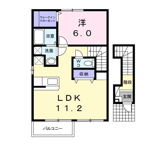 リバーストーンⅡの間取り