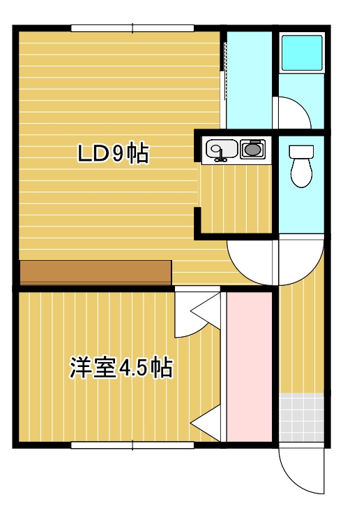 ハイツアビーロードの間取り
