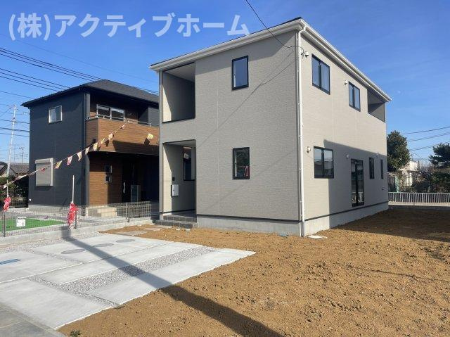 行田市谷郷２期　の外観|１号棟現地外観（2024年01月19日）撮影