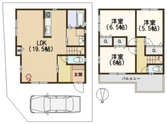 【間取り】 | 高槻市柳川町2丁目　新築戸建