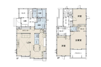 【参考プラン】 | 伊奈町大字大針　売地 | ＜２階建てプラン＞