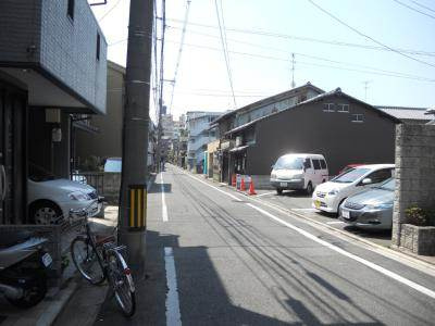 仁王門マンションの地図|前面道路