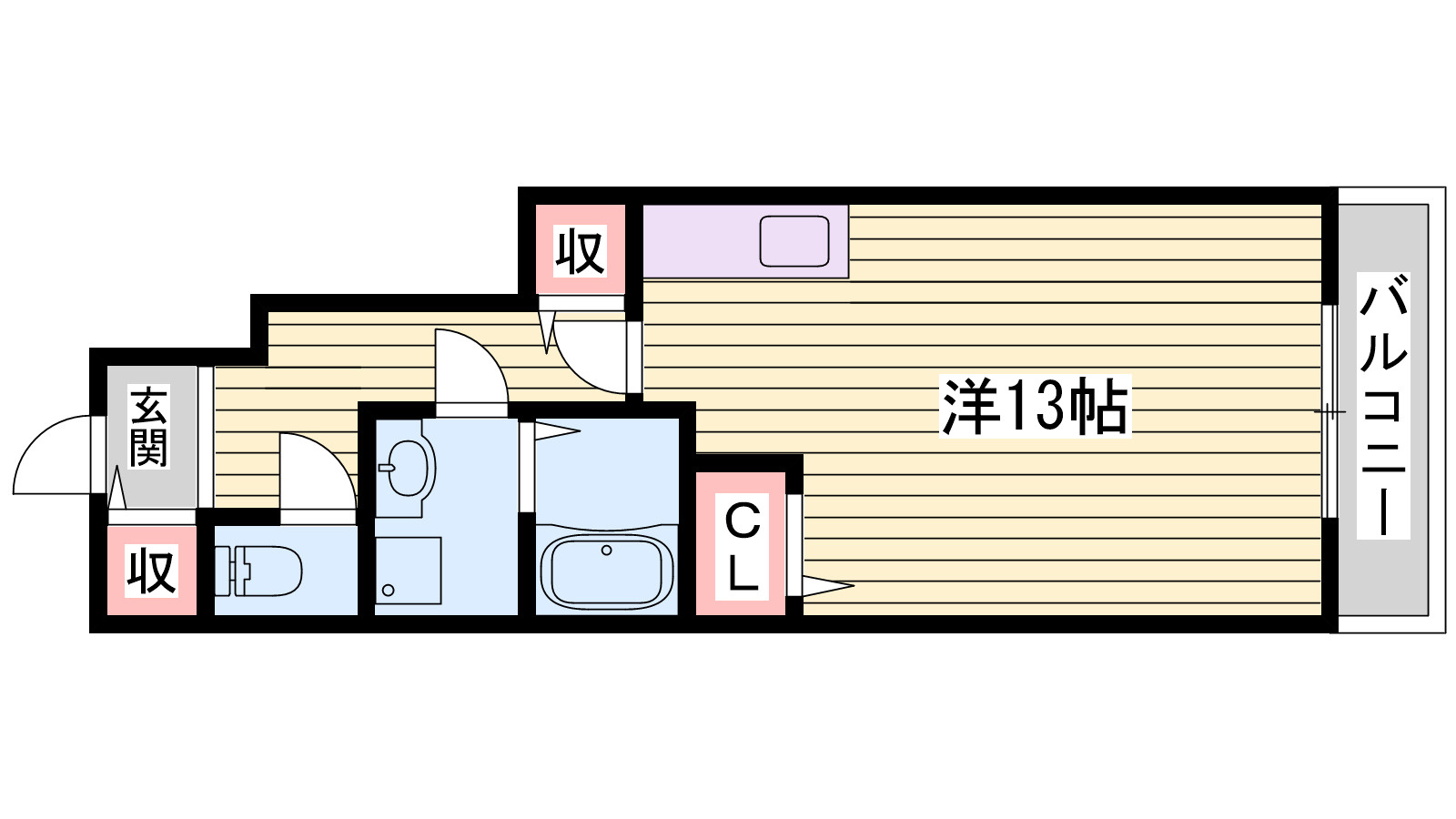 メゾン　ド　エムの間取り