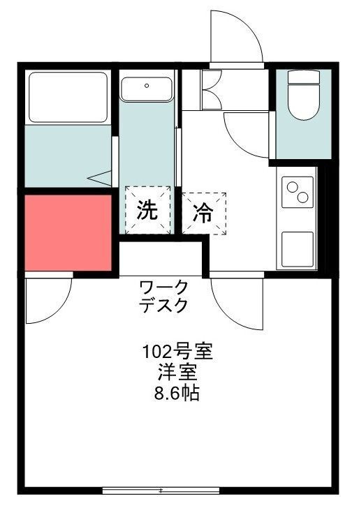 木もれ陽の丘　MonRefuge青葉台の間取り