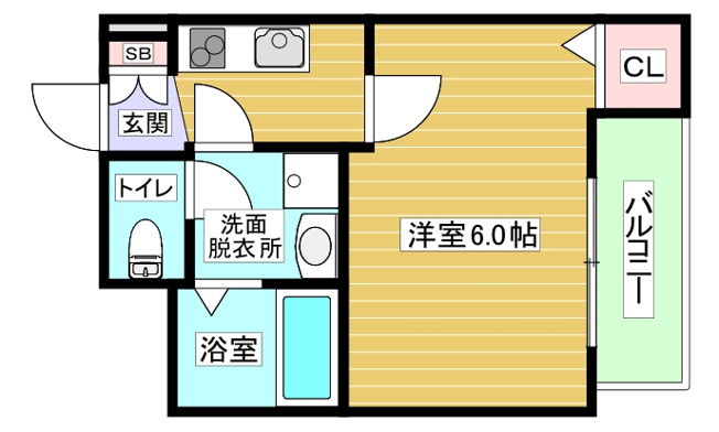 【間取り】 | メルベージュ此花