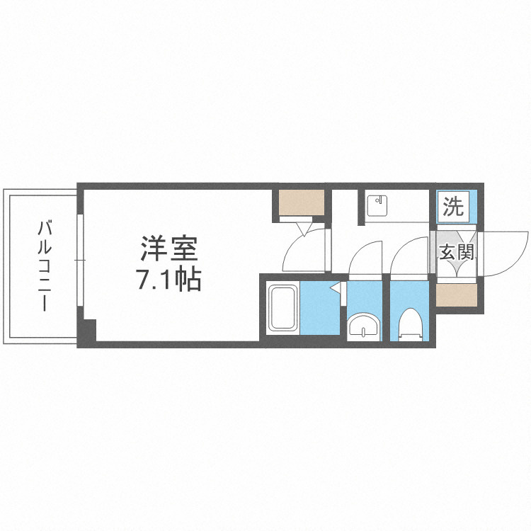 S-RESIDENCE天満Gracisの間取り