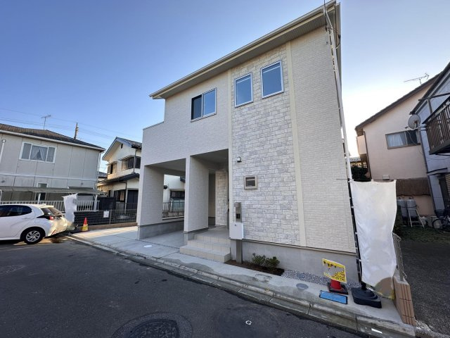 川越市笠幡6期　新築戸建の外観|外観　完成！