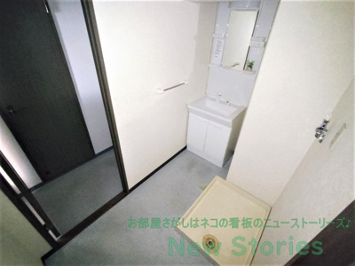 【洗面所】 | エグゼ古川 | スペースが確保できる洗面所です
