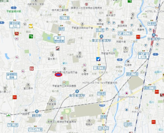 【地図】 | 宇都宮市鶴田町　土地