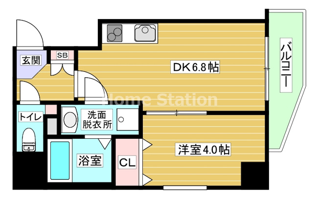 【間取り】 | メルベージュ此花