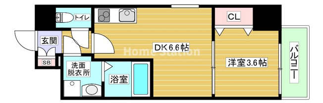 【間取り】 | メルベージュ此花
