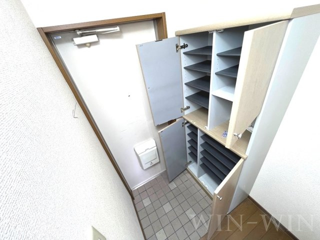 たんぽぽハウス A棟の玄関