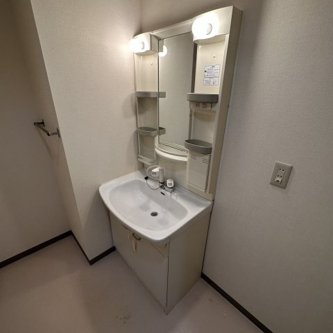 室蘭ナラサキビルの洗面所