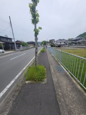 【前面道路含む現地写真】 | 南丹市園部町横田2号95番土地