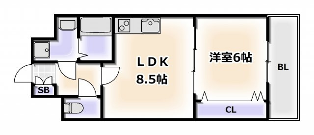 【間取り】 | SK RESIDENCESなんば桜川EAST