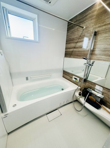 広島市西区新庄町　新築一戸建ての浴室|落ち着いた空間のお風呂です
