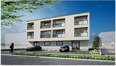 【外観パース】 | リッシュあけぼの