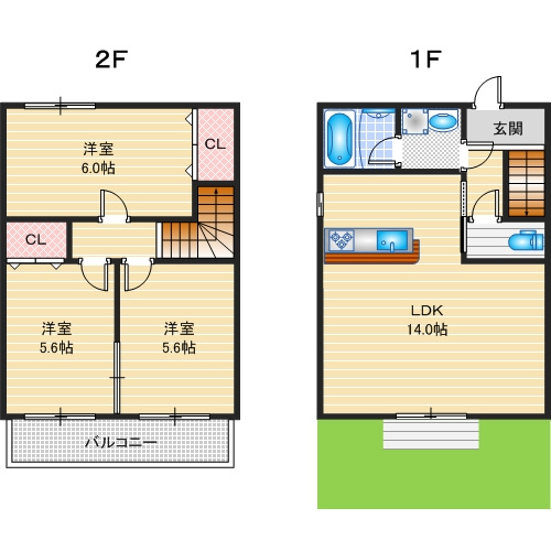 ラークハウスの間取り