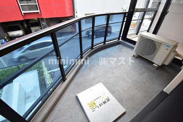 旧　グラシア堺筋本町のバルコニー