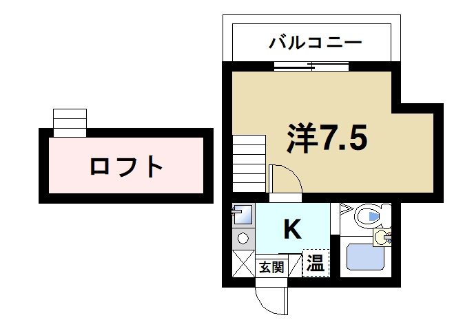 シティパレス大和小泉の間取り|間取りです