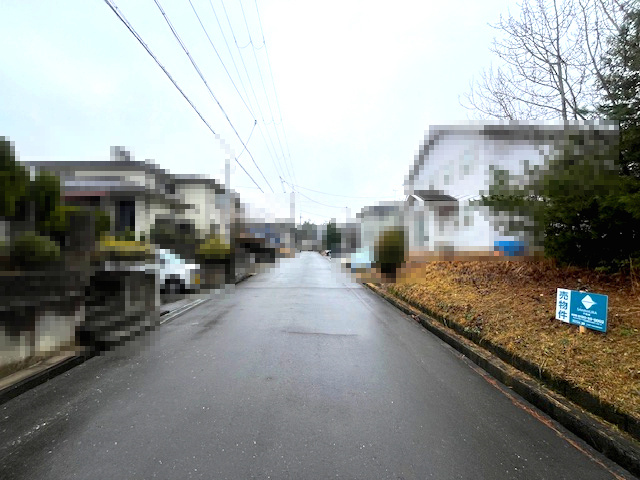 東近江市蒲生堂町68坪土地の前面道路含む現地写真