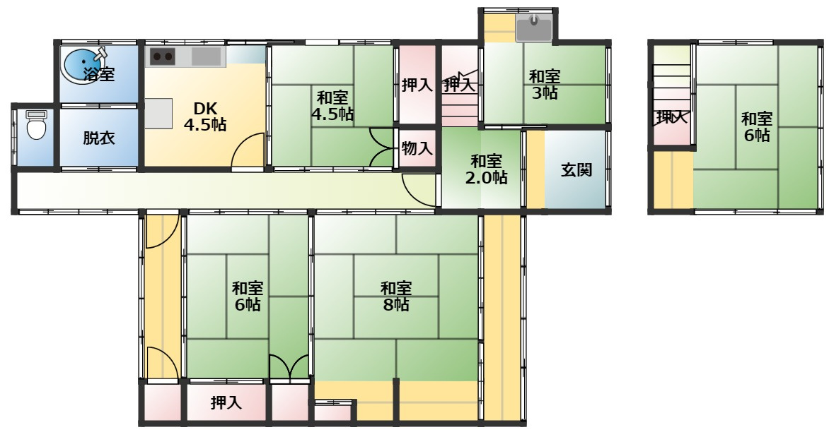 呉市西惣付町戸建て