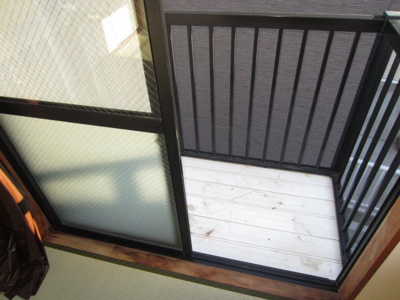 【バルコニー】 | 萬世ハイツ2 | 暖かな日差しのふりそそぐバルコニー