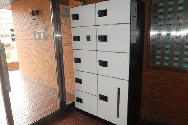 チサンマンション倉敷のその他共用部分|宅配ボックス完備