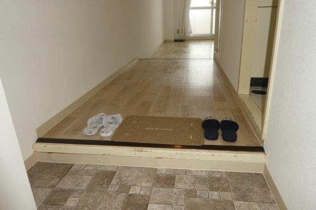 チサンマンション倉敷の玄関