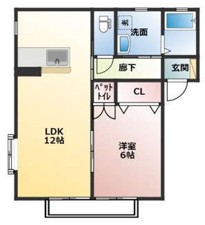【間取り】 | ミシェル・クランＣ