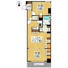 リーガル京都四条烏丸の間取り
