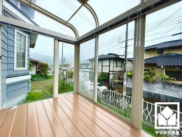 宇治市木幡御蔵山のバルコニー