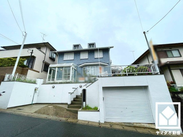 宇治市木幡御蔵山の前面道路含む現地写真