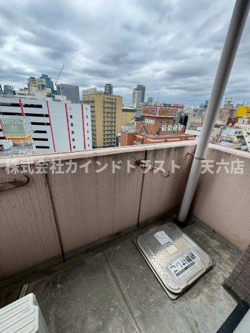 エスティライフ梅田新道のバルコニー|落ち着いた時間を過ごせるバルコニーです