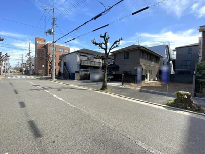 【前面道路含む現地写真】 | 西宮市　鳴尾町２丁目　建築条件無土地