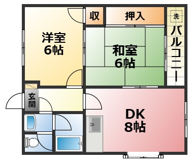 ロイヤル久寿川の間取り