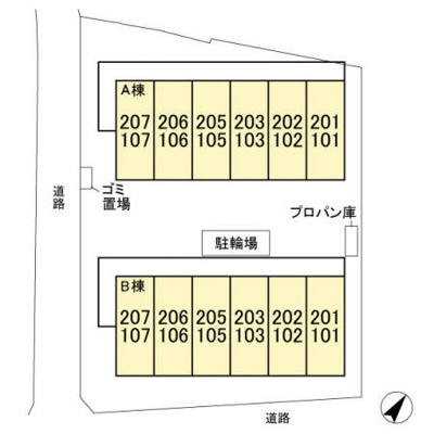 【区画図】 | Ｄ-ｒｏｏｍ２４　A