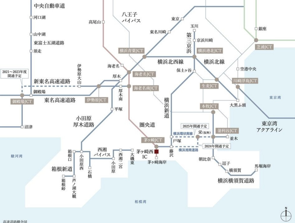 レ・ジェイド茅ヶ崎東海岸南の地図