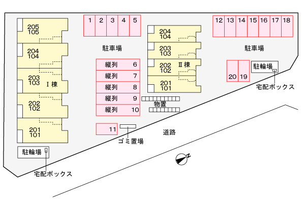 【区画図】 | リード・ブロッサム　Ｂ