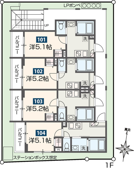 【区画図】 | ＭＥＬＤＩＡ新小岩Ⅳ