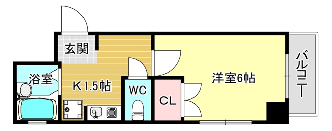 【間取り】 | ワンズ仁川